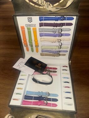 QBOS LADIES INTERCHANGEABLE STRAPS AND RINGS 36 Set